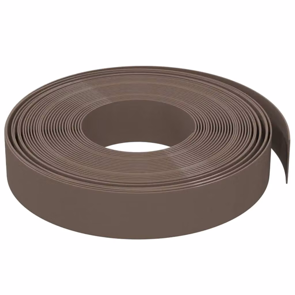 Berkfield Home Garden Edgings, 3 Pieces, Brown Polyethylene – 3