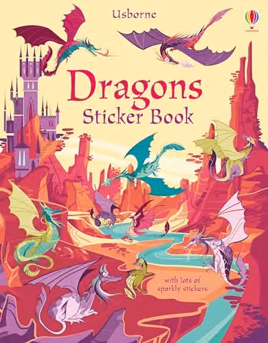 Usborne Dragons Sticker Book, Multicolour