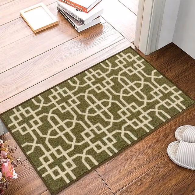 Smart Living Non Slip Siam Gel Mat in Green, W: 67 cm, L: 120 cm
