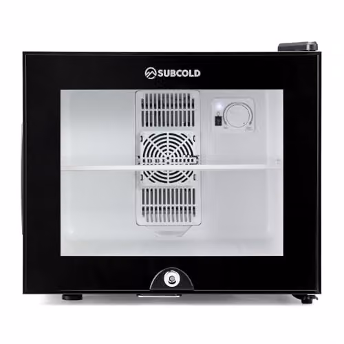Subcold Aire20-G LED 20L Thermoelectric Mini Fridge with Glass Door and Interior LED Light, Black – 5