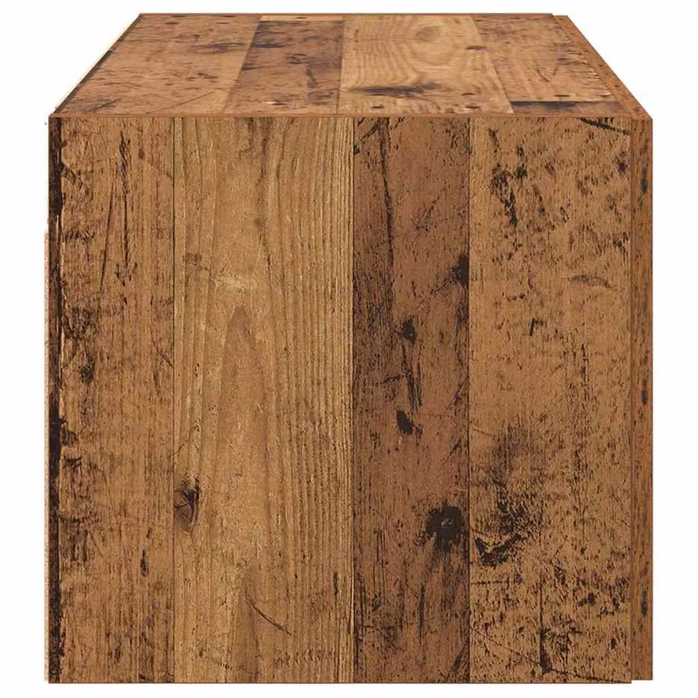 Berkfield Home Wall Mounted Cabinet in Brown Old Wood, W/D/H: 80 x 42.5 x 40 cm – 3