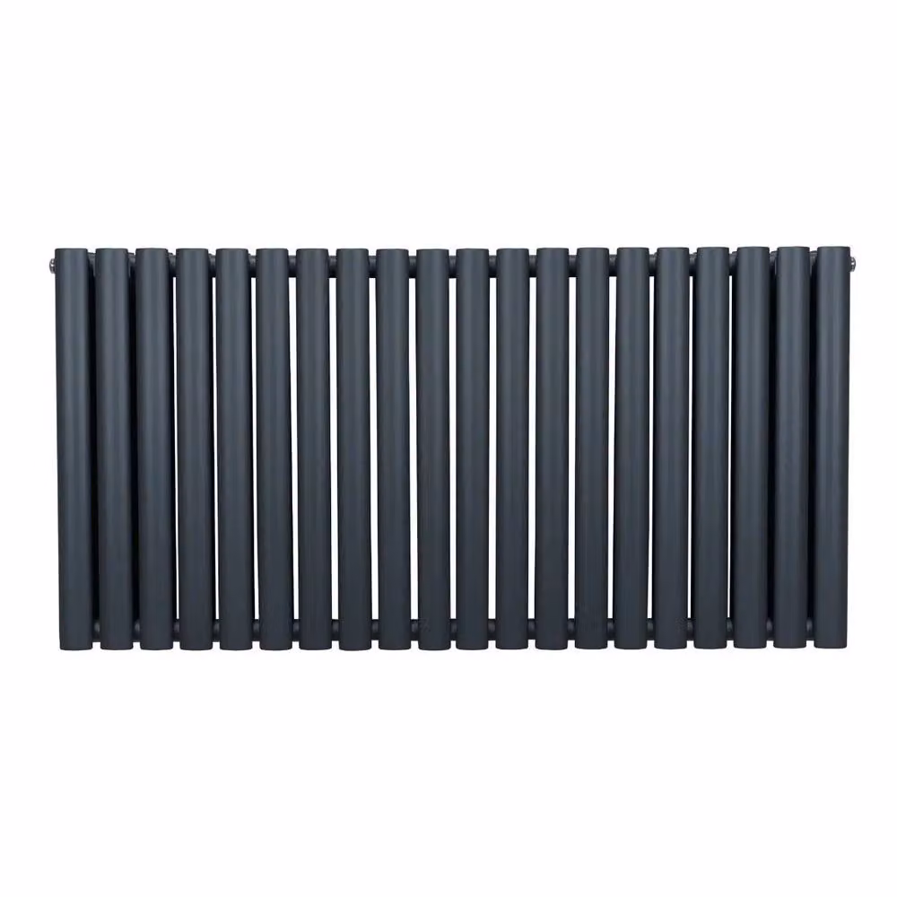 Monstershop Oval Column Radiator in Anthracite Grey, H 120 cm x W 60 cm – 2