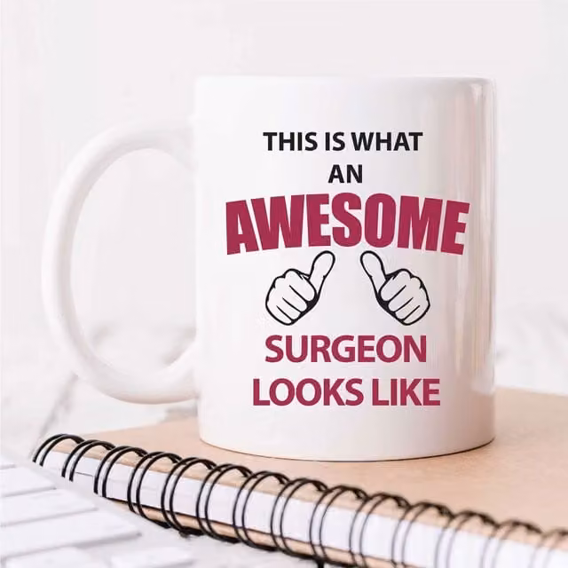 60 Second Makeover Limited This Is What An Awesome Surgeon Looks Like White Ceramic Mug