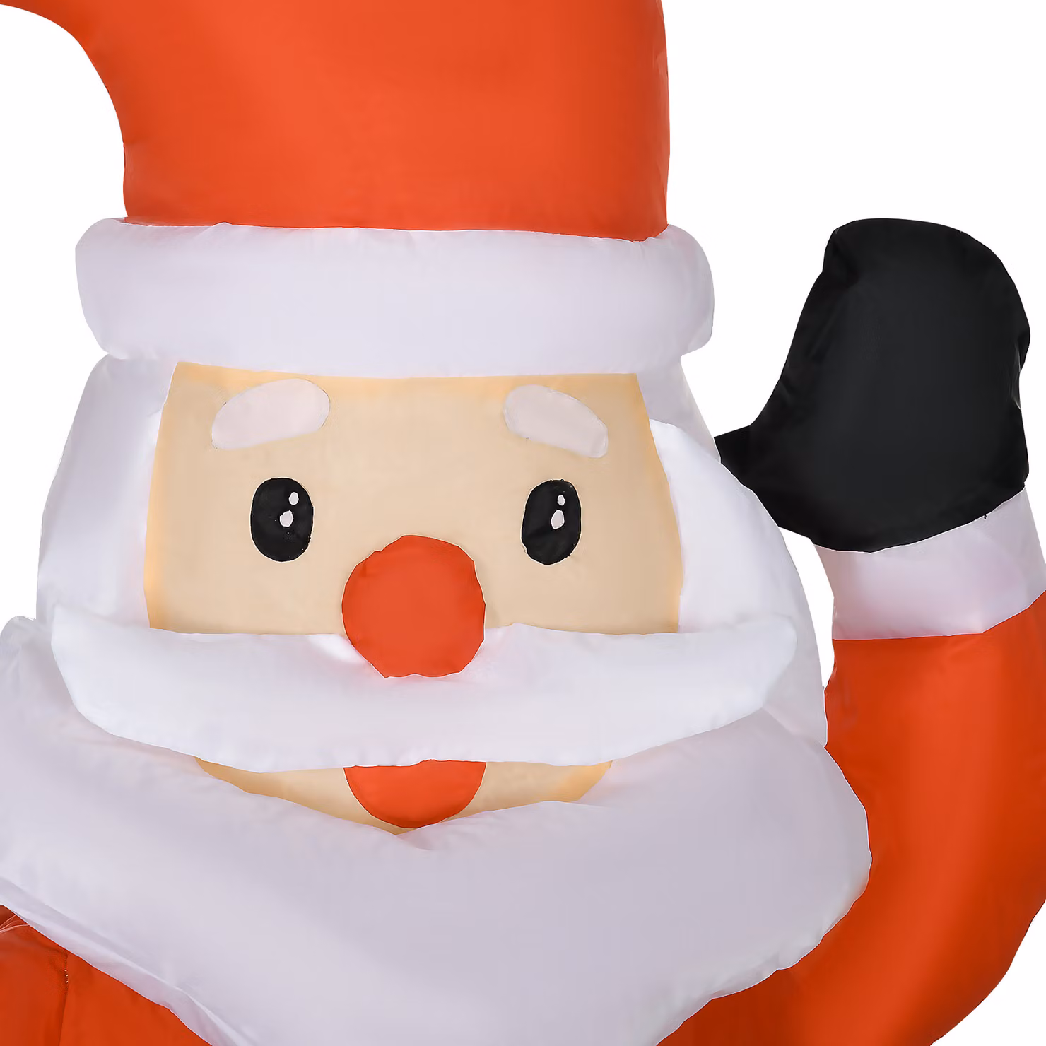 HOMCOM Inflatable Christmas Santa, Multicolour, Height: 122 cm – 7