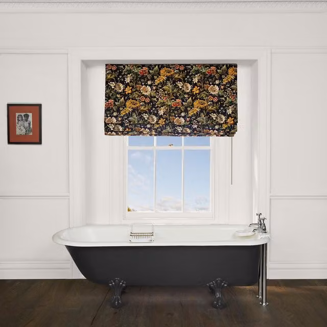 House of Hackney Avalon Velvet Blind in Black and Multicolour
