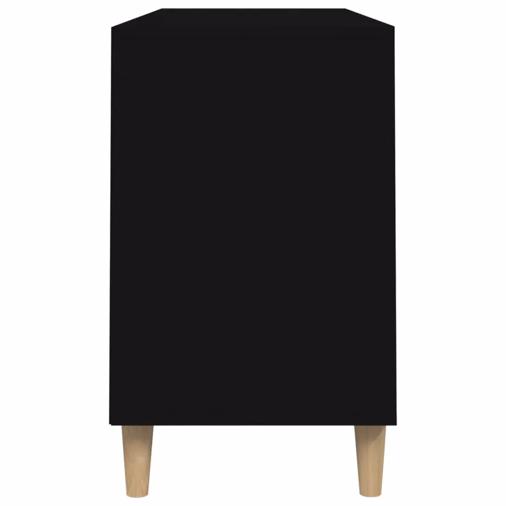 Berkfield Home Black Modern Shoe Cabinet with Integrated Seat, W/D/H: 102 x 36 x 60 cm – 5