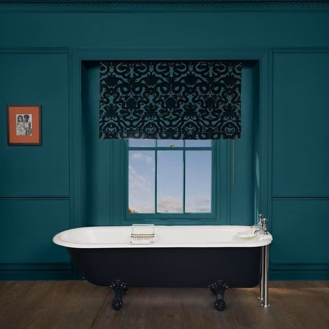 House of Hackney Petrol Velvet Opaque Blind