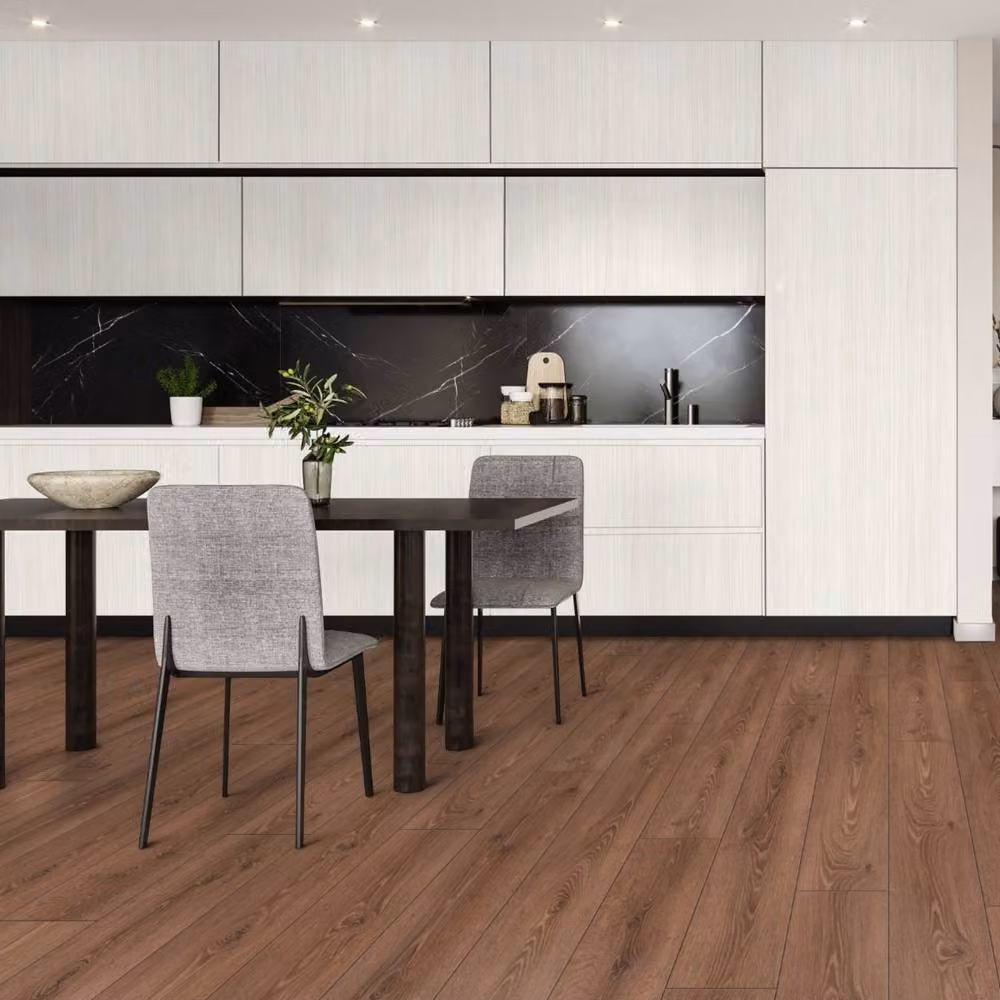 Quick-Step Brown Wood Effect Vinyl Click Laminate Flooring, 8mm Thickness, Covers 1.861sqm – 3