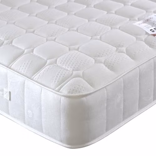 Bedmaster Ultimate Ortho 1400 Pocket Sprung Mattress in White, Single (W: 90 cm, D: 190 cm, H: 25 cm)