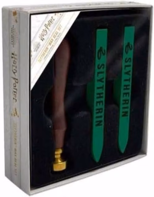 Insight Editions Harry Potter Slytherin Wax Seal Set Kit in Green, Silver and Multicolour