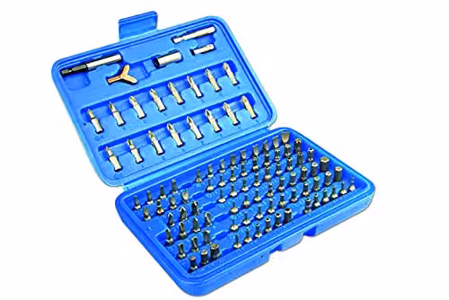 Laser 100pc Bit Set with Bit Holder in Blue – 2