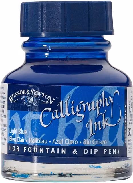 Winsor and Newton Calligraphy Ink Blue 30 ml
