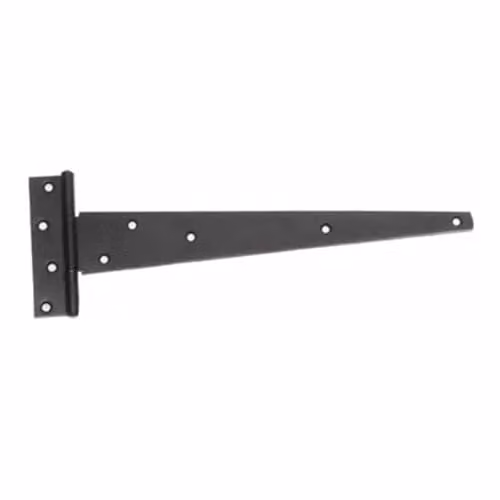 Hardware Solutions Tee Hinges in Matt Black, 1 Pair