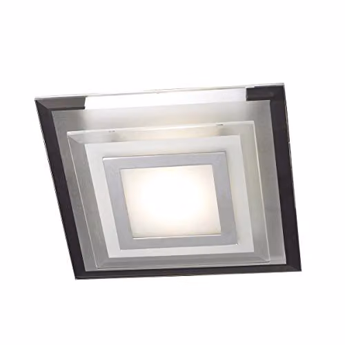 Netlighting Bianca Modern 1 Light LED Flush Ceiling Light, White, 3000K