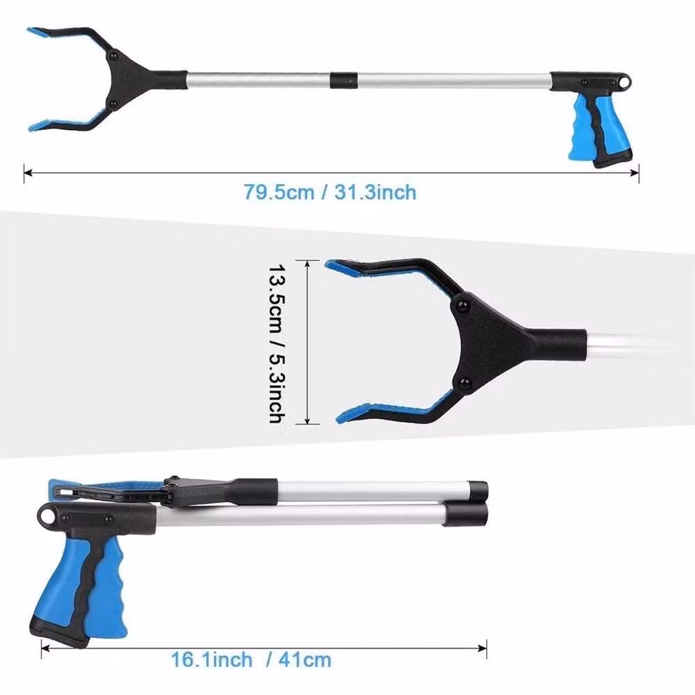 FLAVORA Long Reach Grabber Reacher in Silver – 2