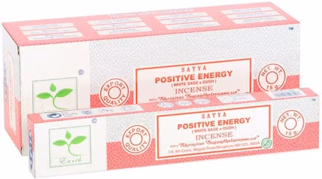 Satya Earth Positive Energy Incense Sticks, Pink