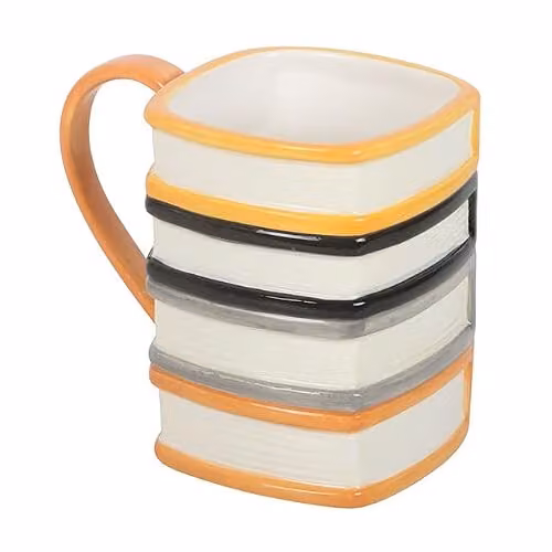 Something Different Wholesale Haunted Library Book Stack Ceramic Mug in Multicolour – 4