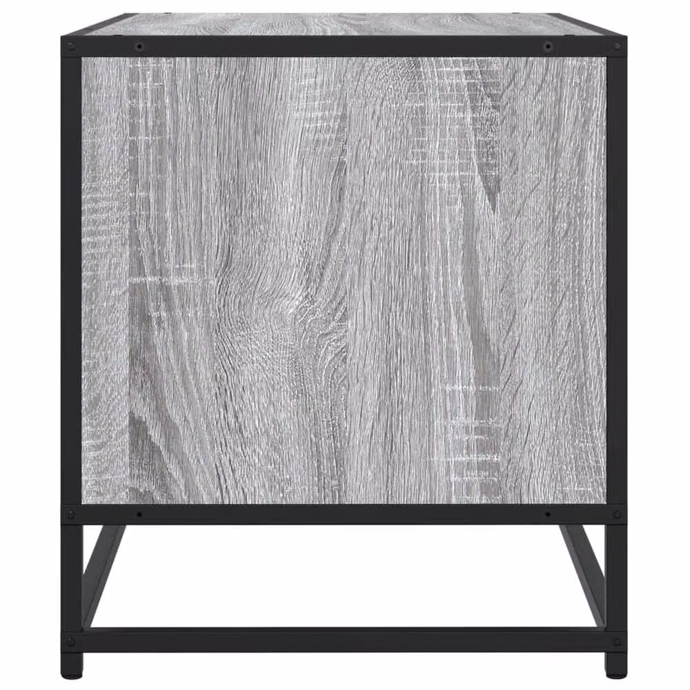 Berkfield Home Industrial TV Cabinet in Grey Sonoma, W/D/H: 120.5 x 40 x 46 cm – 3