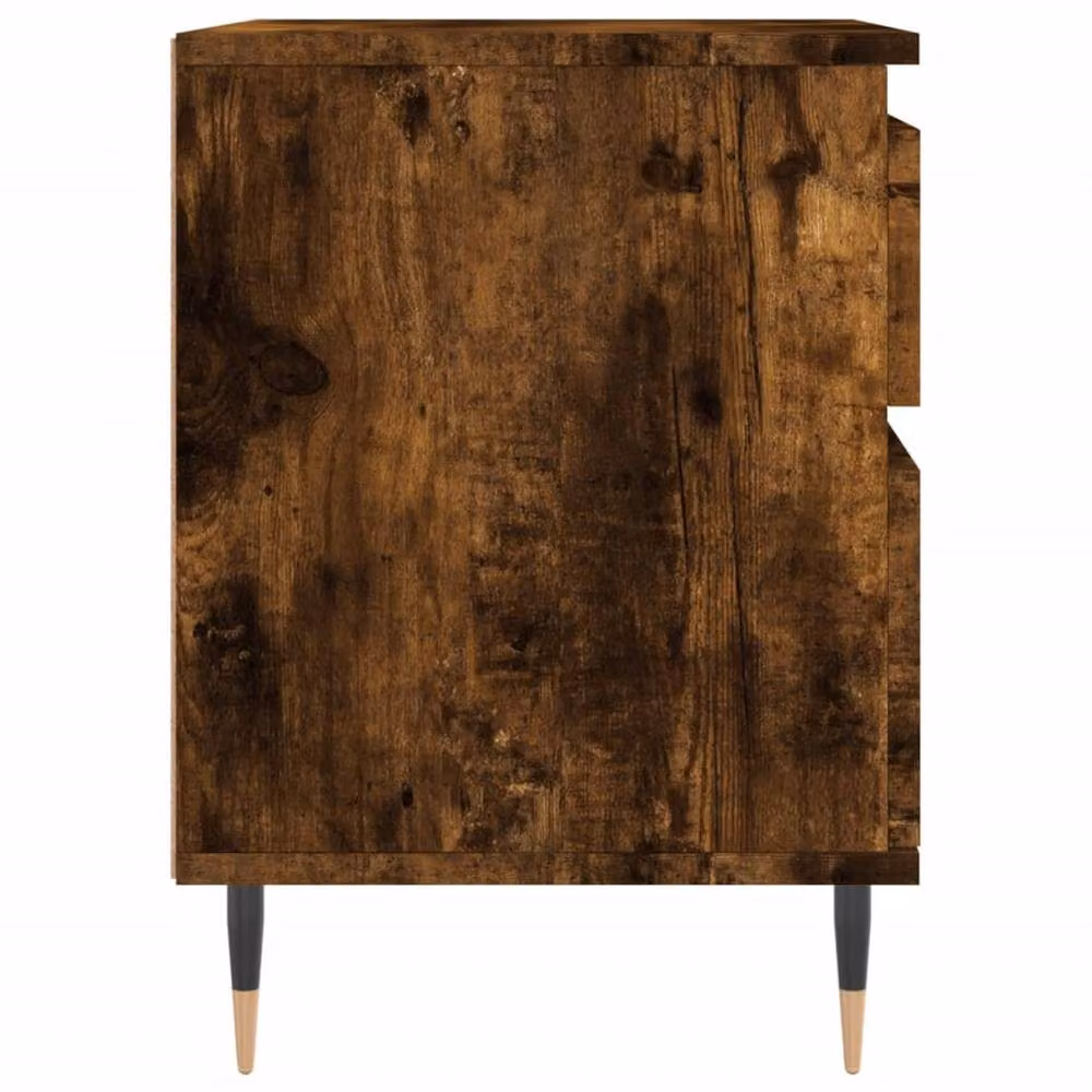 Berkfield Home Bedside Cabinet in Smoked Oak Brown, W/D/H: 40 x 35 x 50 cm – 5