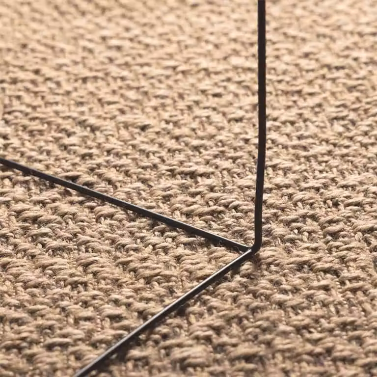 Berkfield Home Jute Look Indoor and Outdoor Rug in Brown, W/D: 120 x 170 cm