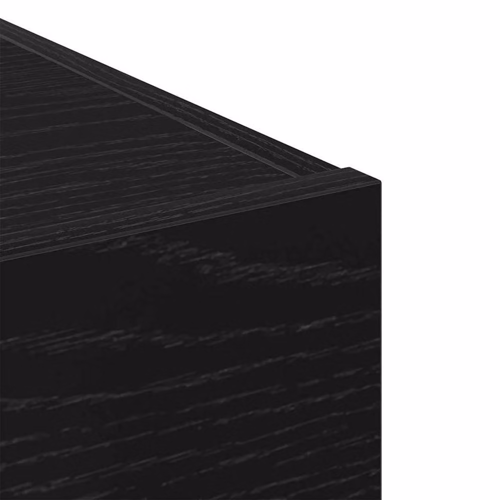Berkfield Home Black Oak Sideboard in Engineered Wood, W/D/H: 93 x 42.5 x 30 cm – 5