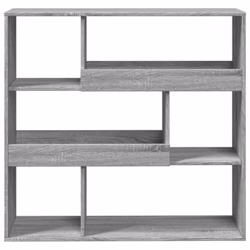 vidaXL Grey Sonoma Book Cabinet and Room Divider W/D/H: 100 x 33 x 94.5 cm – 3