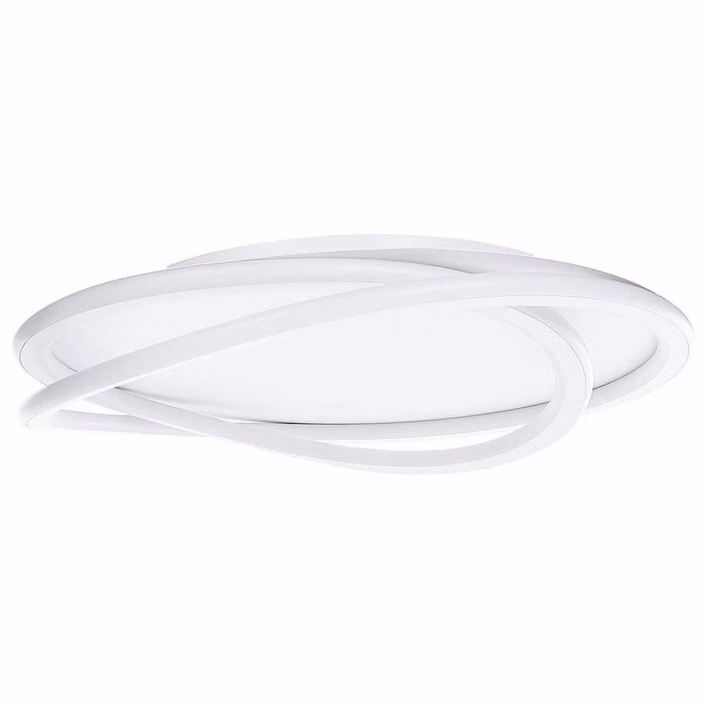 Wyld and Coco Round Dimmable LED Ceiling Lamp with White Acrylic Shade – 2