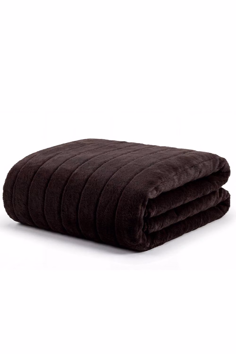Deyongs Hockley Supersoft Faux Quilted Throw in Chocolate Brown, W: 130 cm, D: 150 cm – 2