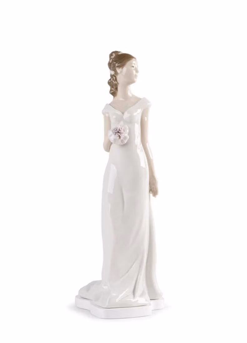 Lladró Soulmates Bride I White Porcelain Figurine