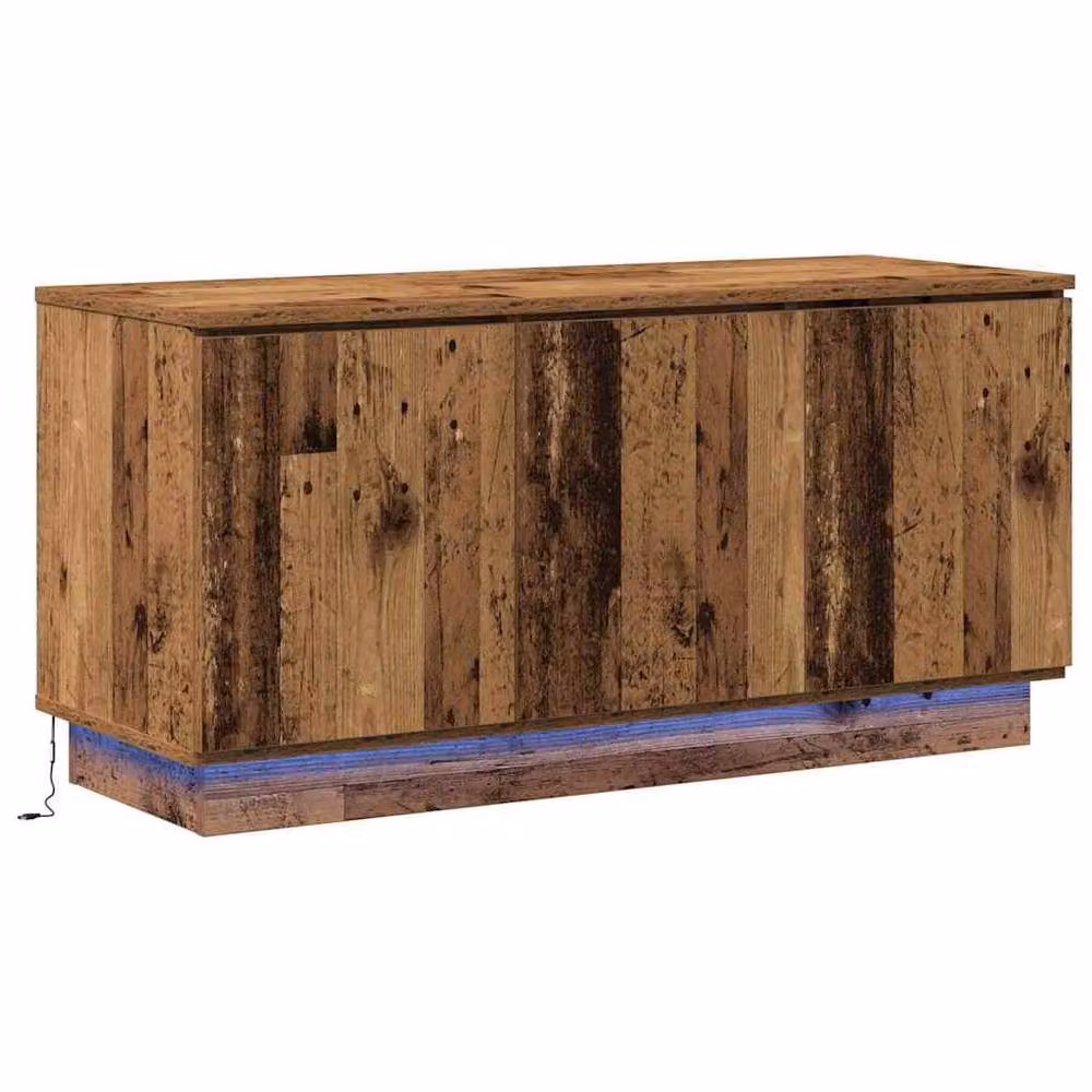 Berkfield Home Rustic Old Wood TV Cabinet in Brown, W/D/H: 100 x 38 x 49 cm – 2
