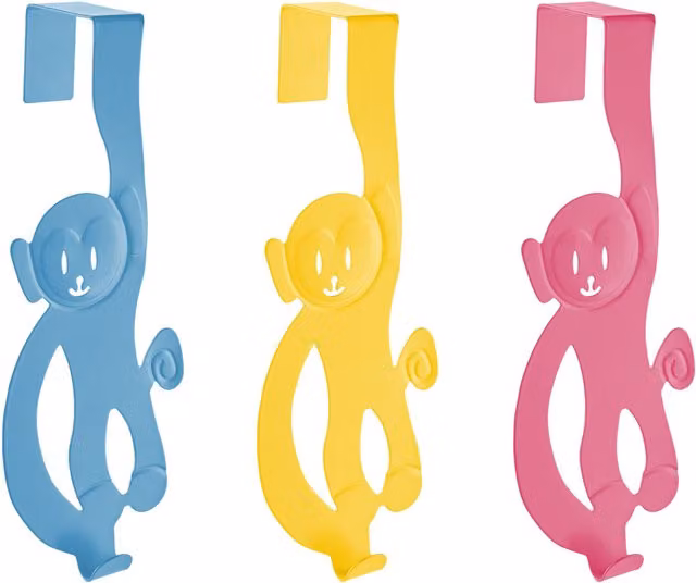 Orsina Metal Monkey Over Door Hanger in Multicolour – 1