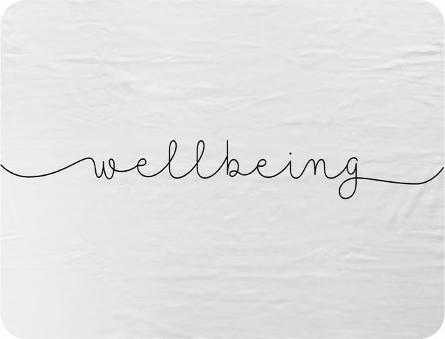 Benjamin Tate Design Text Wellbeing Fleece Blanket in White or Beige, W/D/H: 120 x 150 cm – 2