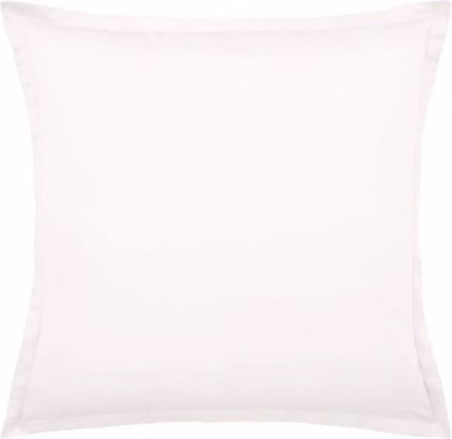 Murmur 1000 Thread Count Plain Dye Cotton Square Pillowcase in White