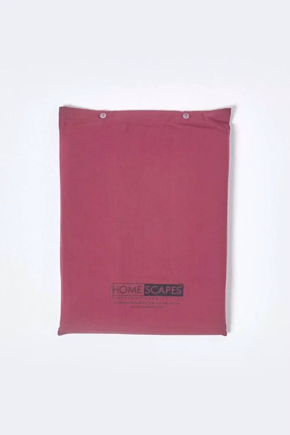 Homescapes Purple Egyptian Combed Cotton Percale Duvet Cover and Pillowcase Set, 400 TC, W/D/H: 140 x 200 cm and 90 x 200 cm – 2