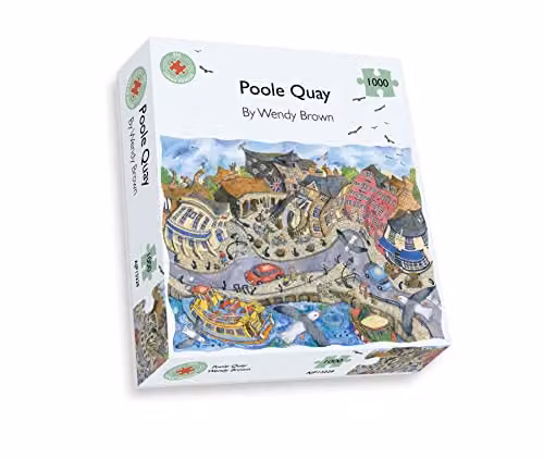 Poole Quay Wendy Brown 1000 Piece Jigsaw Puzzle, Multicolour, W: 66 cm, H: 50 cm – 2