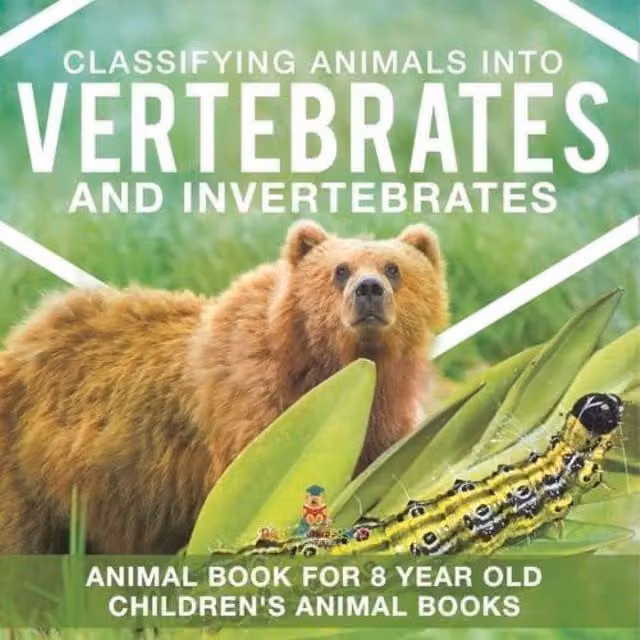 Baby Professor Classifying Animals into Vertebrates and Invertebrates Educational Activity in Orange