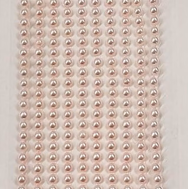 Syntego Peach Pearls, Pink and Orange, Pack of 1000