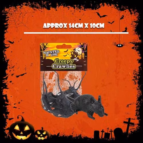 VFM e-Store Halloween Creepy Crawlies Set in Black – 3