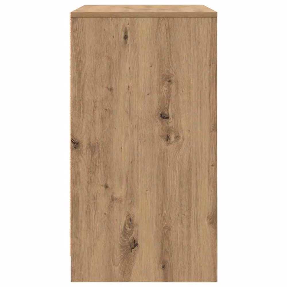 Berkfield Home Artisan Oak Sideboard with Door in Brown, W/D/H: 70 x 41 x 75 cm – 2