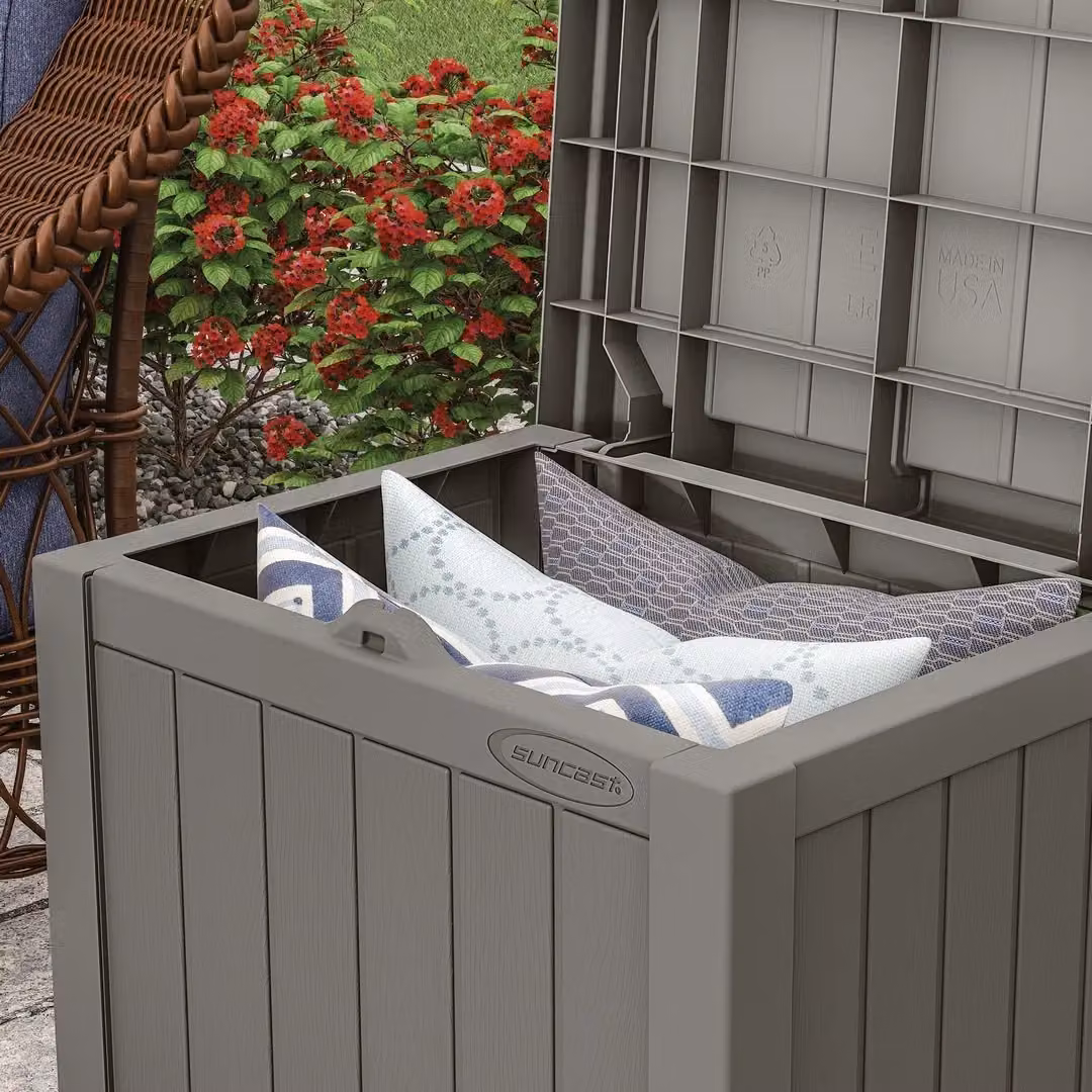 Rowlinsons Florida 83L Storage Box in Grey, W: 56 cm, D: 43 cm, H: 52 cm – 3