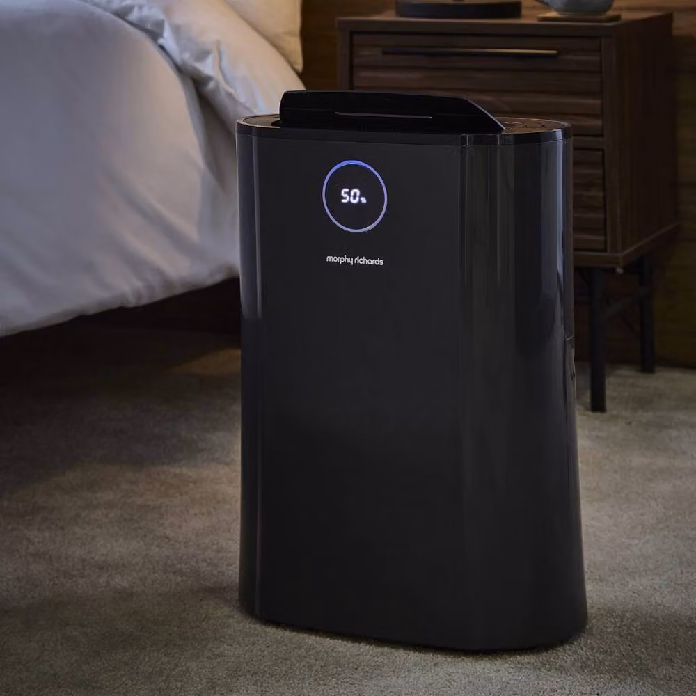 Morphy Richards PureFresh 12 Litre Dehumidifier in Grey with Timer, Auto Mode and Ioniser – 3