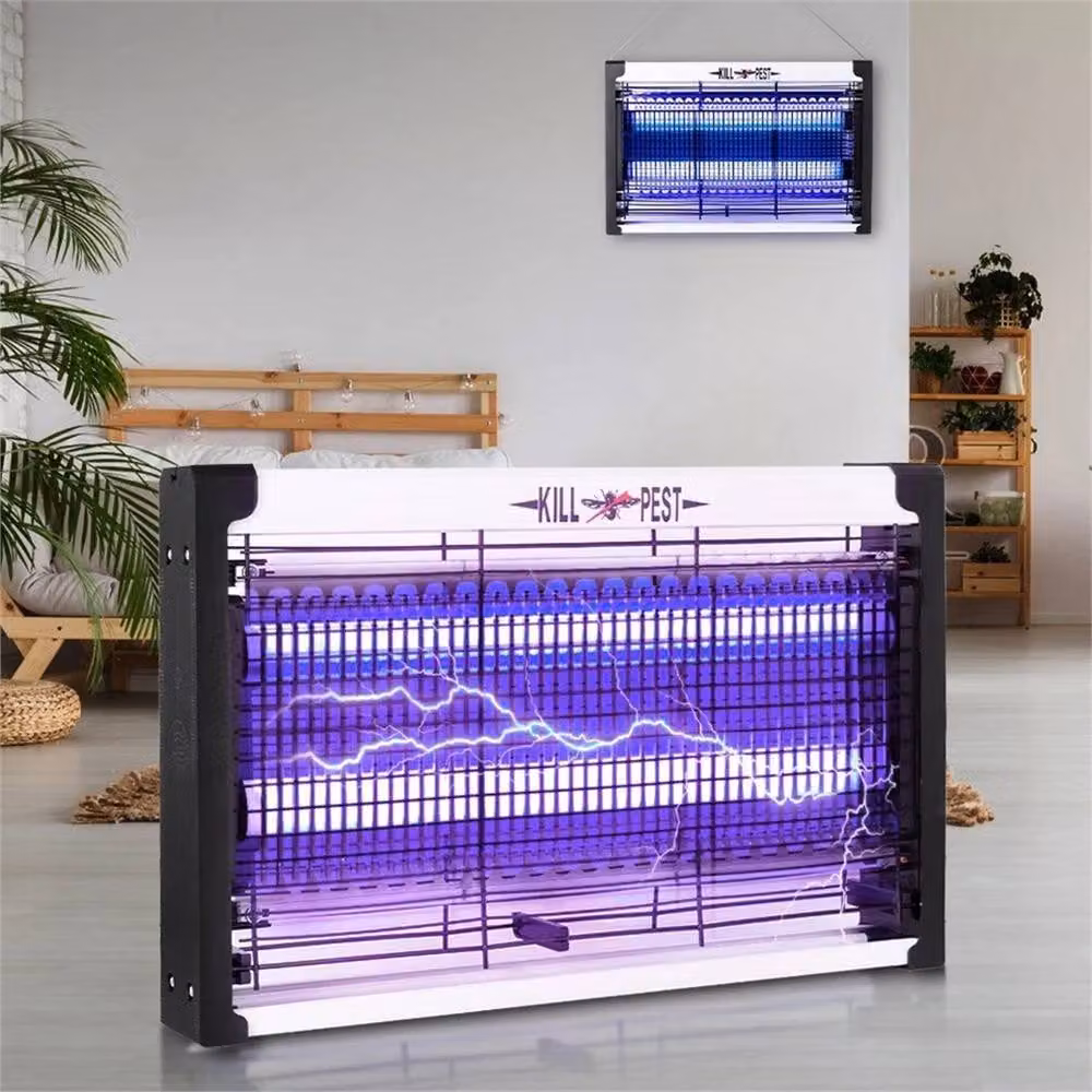 NESTLUNE 30W Electric Bug Zapper and UV LED Mosquito Trap, White, W: 100 cm, H: 50 cm, D: 50 cm – 7