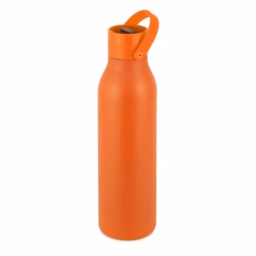 Circular&Co Recycled Stainless Steel Water Bottle, 1 l, Orange, Leakproof and BPA-Free – 1