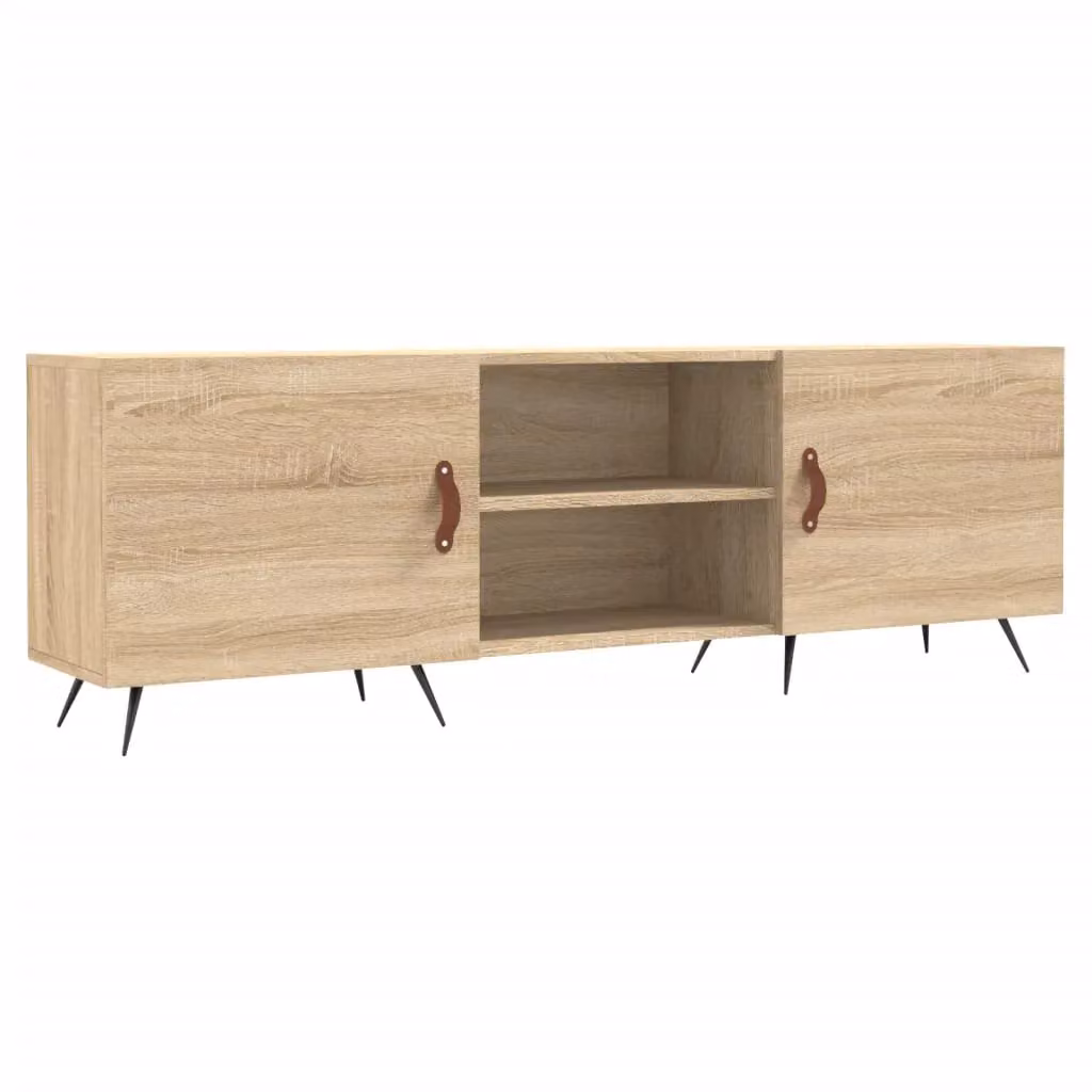 Berkfield Home TV Cabinet in Sonoma Oak Brown, W/D/H: 150 x 30 x 50 cm – 2