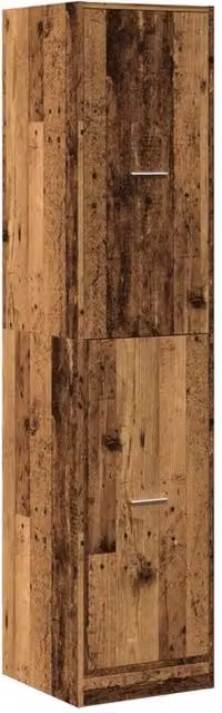 Berkfield Home Elegant Apothecary Cabinet in Old Wood Brown, W: 40 cm, D: 41 cm, H: 174.5 cm – 1