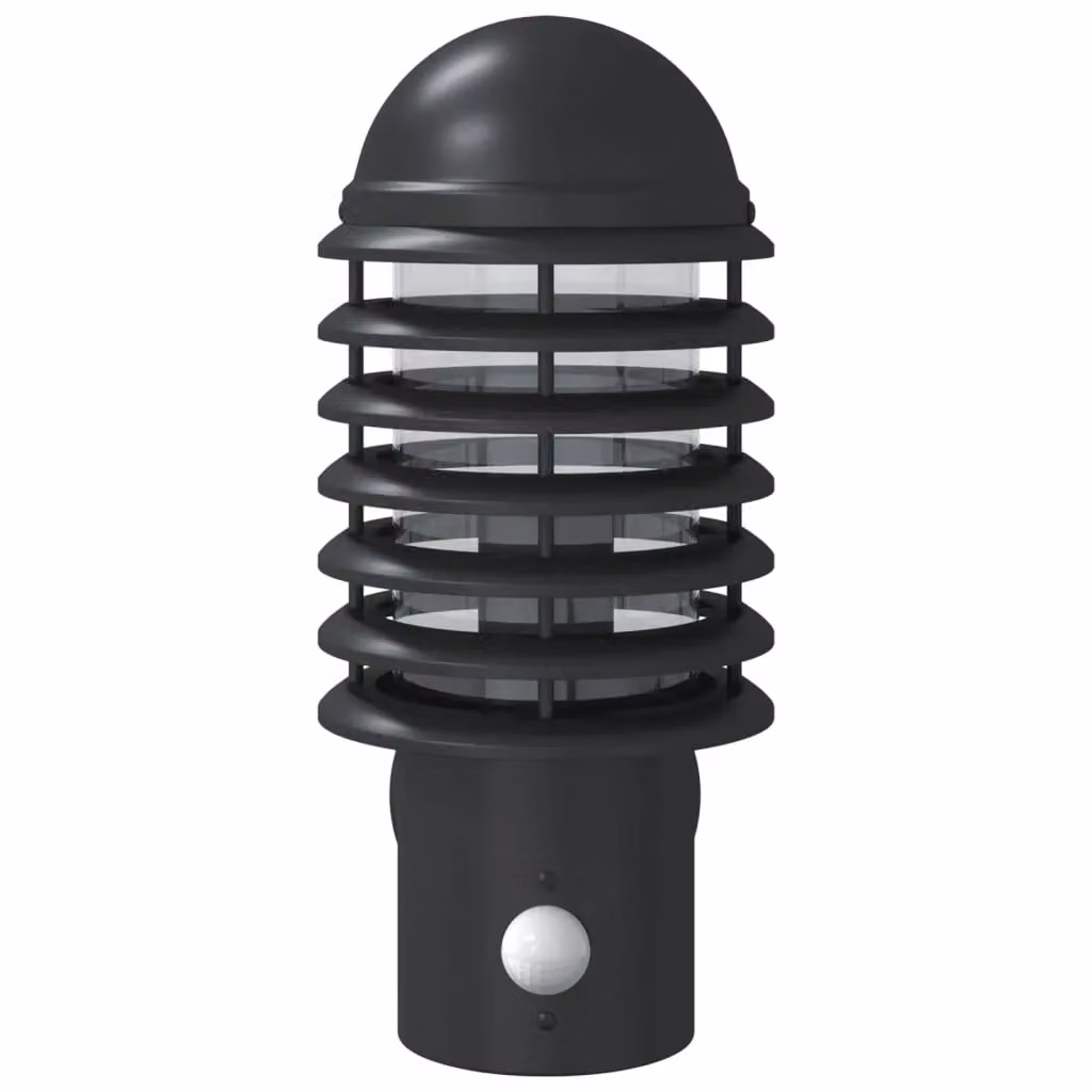 Berkfield Home Outdoor Wall Lights with Motion Sensor, 2-Piece Set in Black Stainless Steel – 3