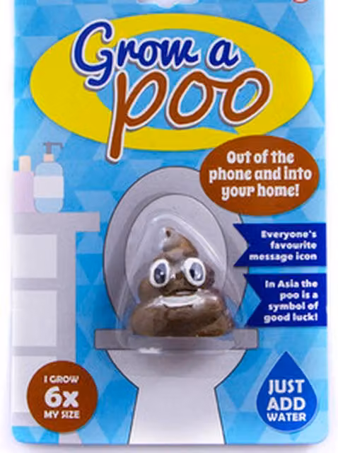 Boxer Gifts Grow A Poo Toy in Brown