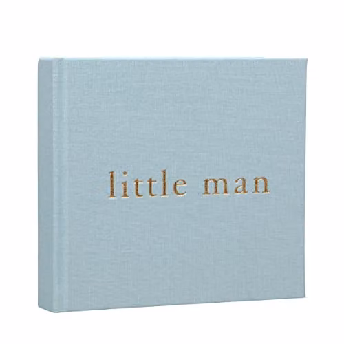 Bambino by Juliana Blue Linen Photo Album - Little Man