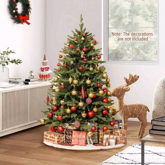 Kelvenix Pre-Lit LED Christmas Tree in Green with RGB Lighting and Classic PVC Design – 1