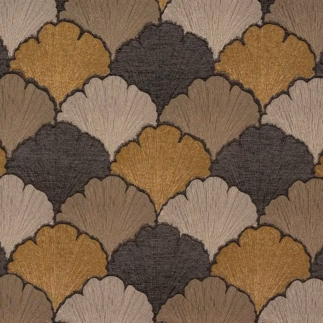 Terrys Pamplona Floral Fabric in Gold